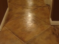 Acid-etched Concrete Floor